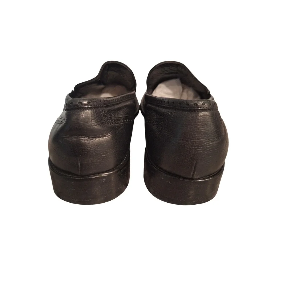 Gucci Men's leather Shoes Loafers Classic Black Size 9.5 US/43 EUR /9‎ UK